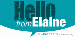 Elaine Craig Voice Casting / Hello